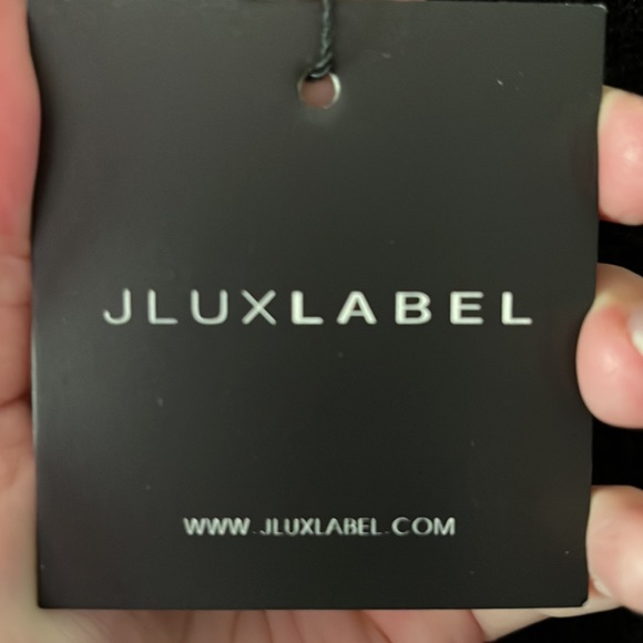 JLUX Label black sweater dress. - Picture 4 of 4